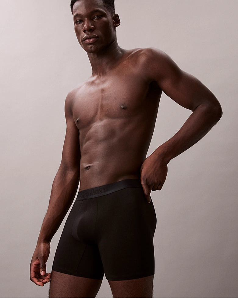 Boxer herre 3 pakk calvin klein, svart lyocell underbukse, Frilin undertøy underwear