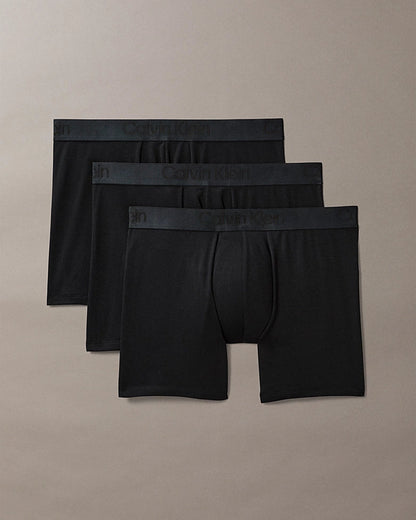 Boxer herre 3 pakk calvin klein, svart lyocell underbukse, Frilin undertøy underwear