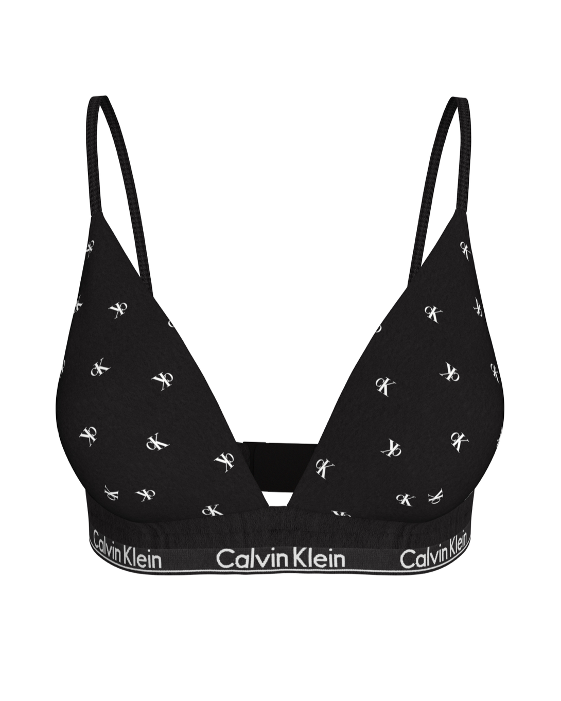 Undertøy bralette triangel, dame norge, calvin klein svart logo bomull