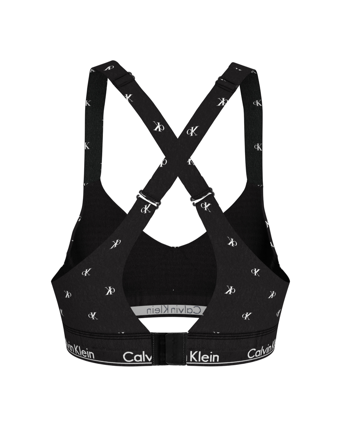 Undertøy dame bralette lift push-up, calvin klein norge, svart logo