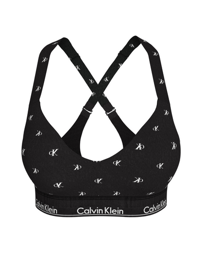 Undertøy dame bralette lift push-up, calvin klein norge, svart logo