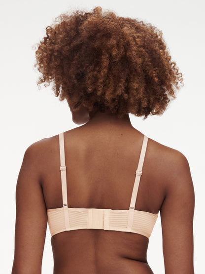 Undertøy BH push up plunge, nude beige, chantelle pulp