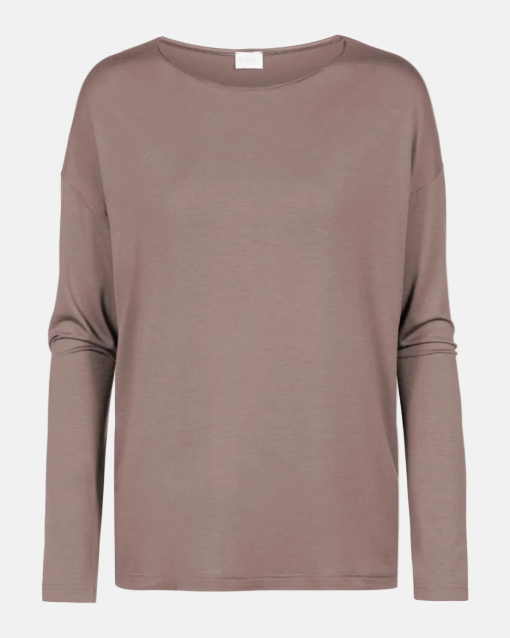 Pysjamas genser lang erme, pure chic Mey beige brun modal, undertøy norge dame frilin