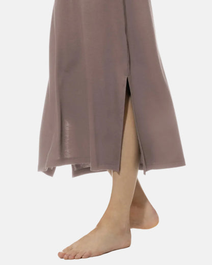 Nattkjole lang Mey Pure chic, modal beige brun, Nattøy undertøy dame norge frilin