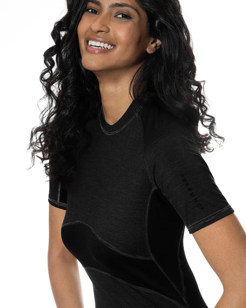 Ullundertøy t-skjorte trøye ull virgin wool Prfrmnc+ Mey, Frilin undertøy norge dame