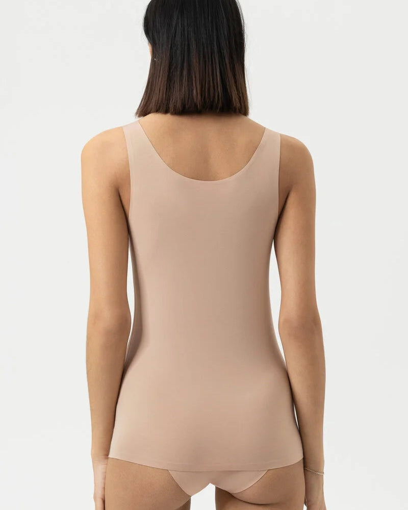 Sømløs tank topp singlet beige tan nude, simply better invisibles Mey, Frilin undertøy norge dame