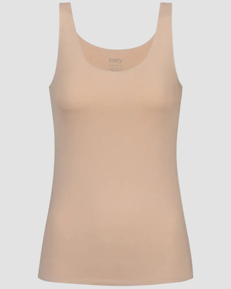Sømløs tank topp singlet beige tan nude, simply better invisibles Mey, Frilin undertøy norge dame