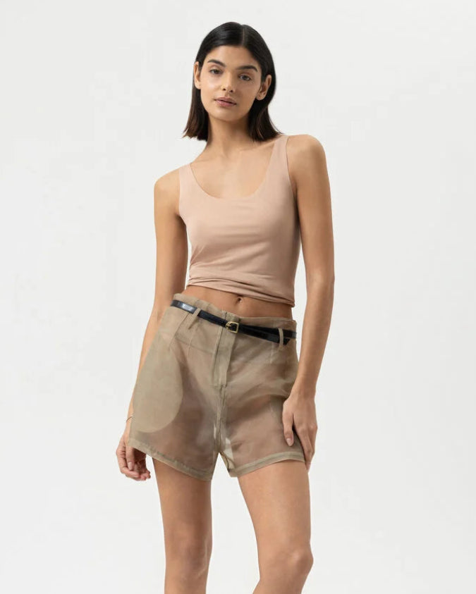 Sømløs tank topp singlet beige tan nude, simply better invisibles Mey, Frilin undertøy norge dame
