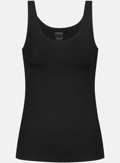 Sømløs tank topp singlet svart sort, simply better invisibles Mey, Frilin undertøy norge dame