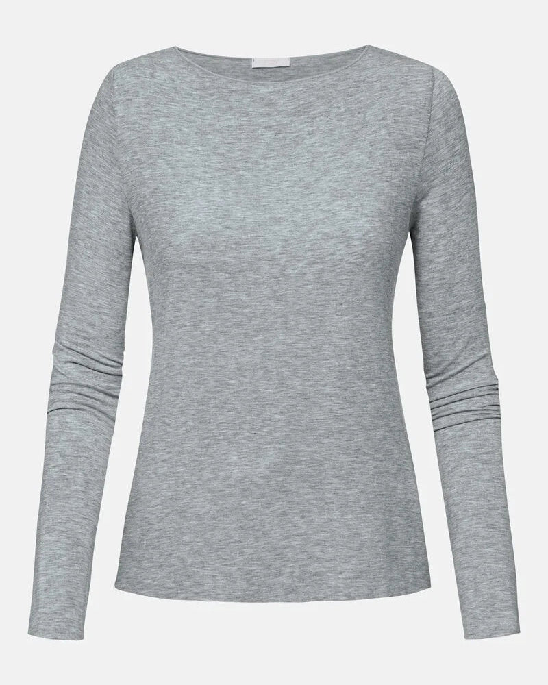 Genser kasjmir cashmere viskose trøye, mey grå melert grey melange, norge frilin undertøy