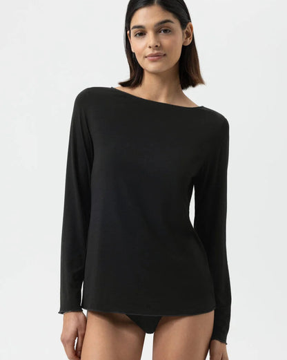 Genser kasjmir cashmere viskose trøye, mey svart black, norge frilin undertøy