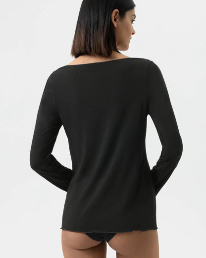 Genser kasjmir cashmere viskose trøye, mey svart black, norge frilin undertøy