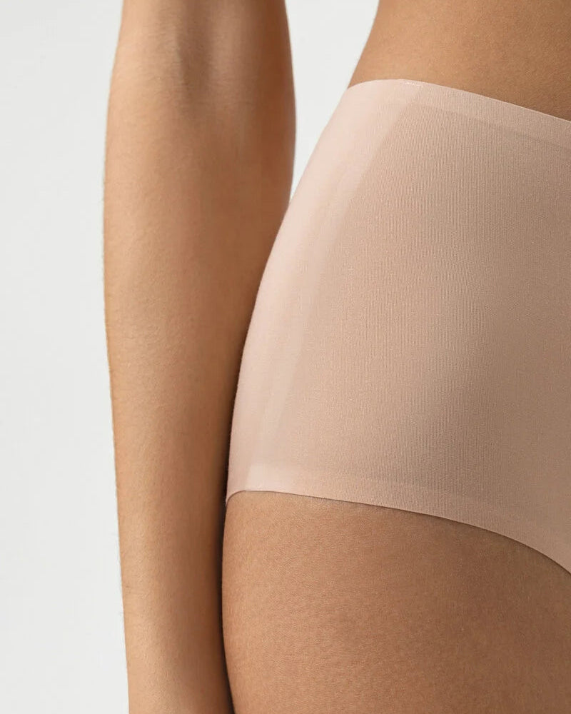 Truse med høyt liv sømløs high waist tan beige nude, simply better invisibles Mey, Frilin undertøy norge dame