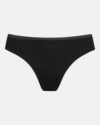 Thong string modal svart, Modal Pure Mey, Undertøy Frilin