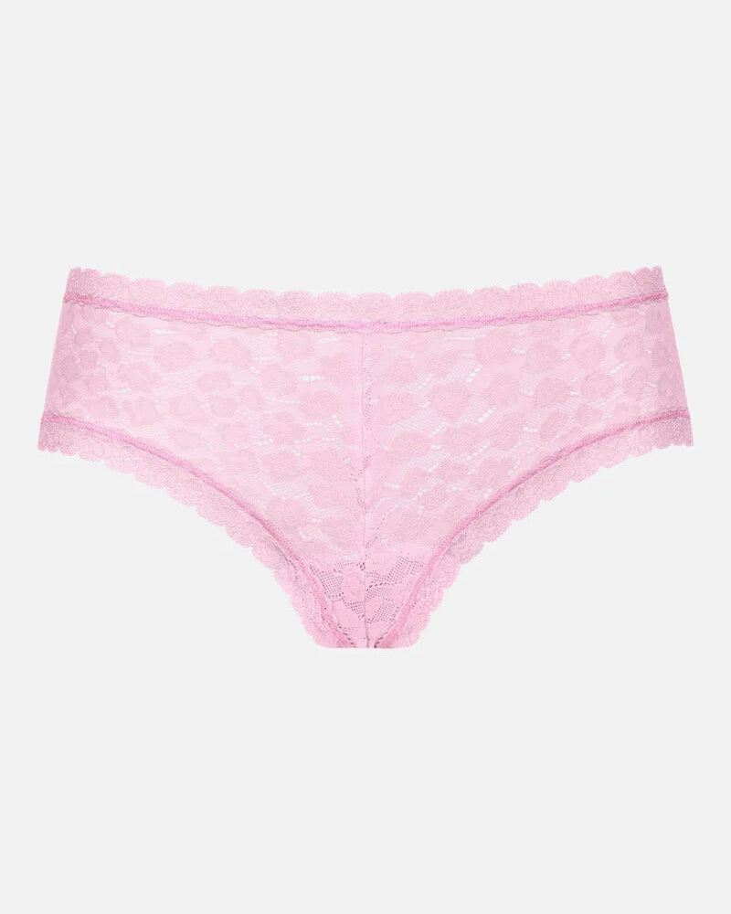 Truse hipster blonde, soft pink rosa lace, savage lace mey undertøy frilin
