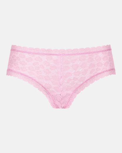Truse hipster blonde, soft pink rosa lace, savage lace mey undertøy frilin