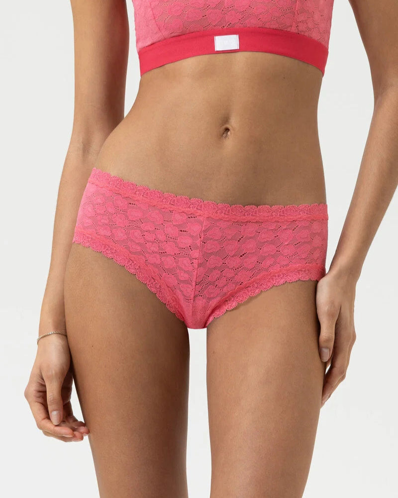 Truse hipster blonde, hot paradise pink rosa lace, savage lace mey undertøy frilin