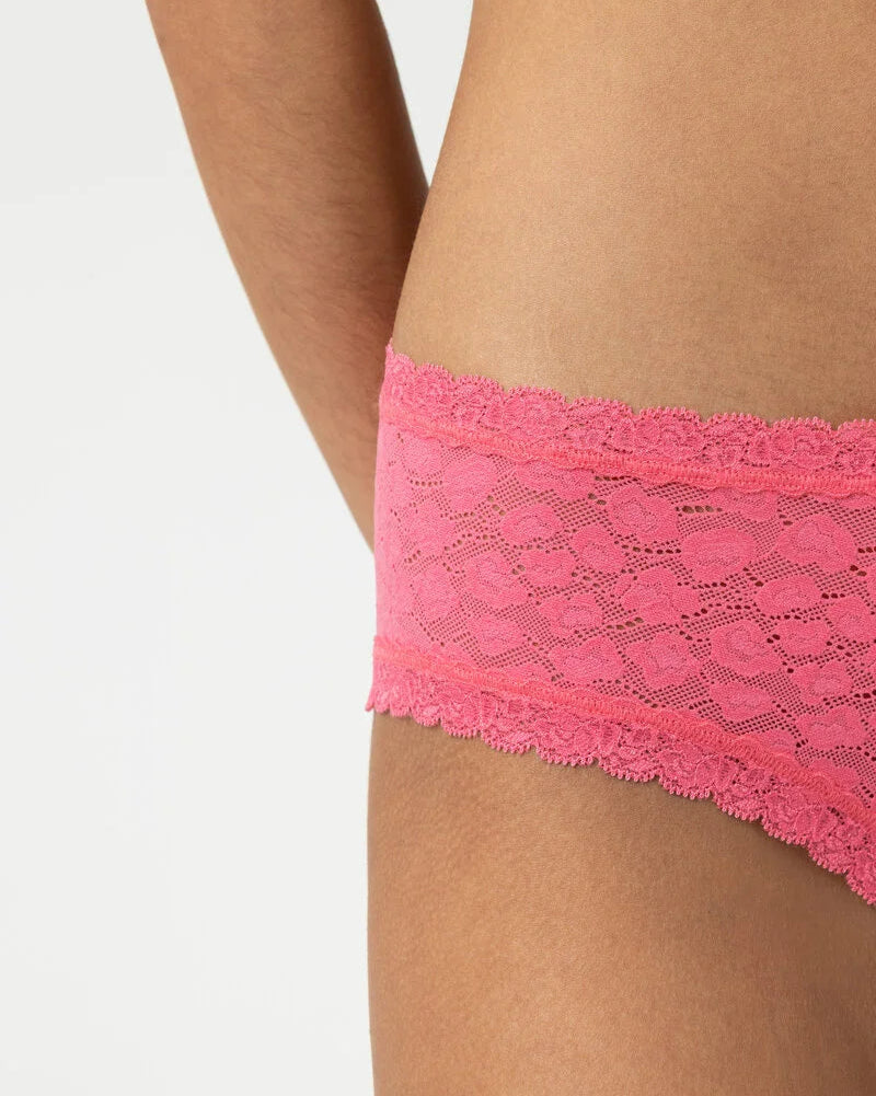 Truse hipster blonde, hot paradise pink rosa lace, savage lace mey undertøy frilin