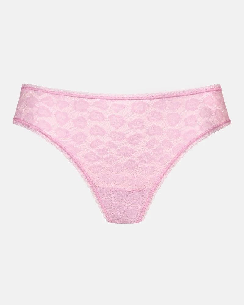 Truse jazz høy skjæring blonde, soft pink rosa lace, savage lace mey undertøy frilin