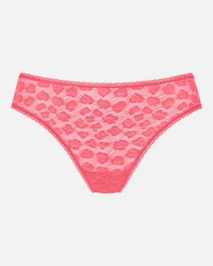 Truse jazz høy skjæring blonde, hot paradise pink rosa lace, savage lace mey undertøy frilin