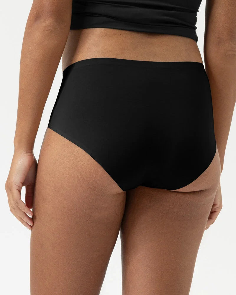 Truse sømløs hipster svart sort, simply better invisibles Mey, Frilin undertøy norge dame