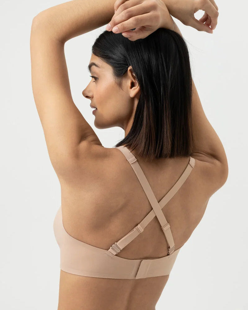 Spilefri sømløs triangel BH tan beige nude, simply better invisibles Mey, Frilin undertøy norge dame