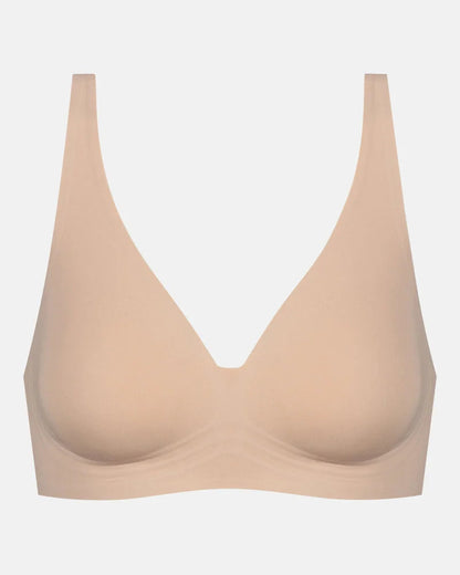 Spilefri sømløs triangel BH tan beige nude, simply better invisibles Mey, Frilin undertøy norge dame