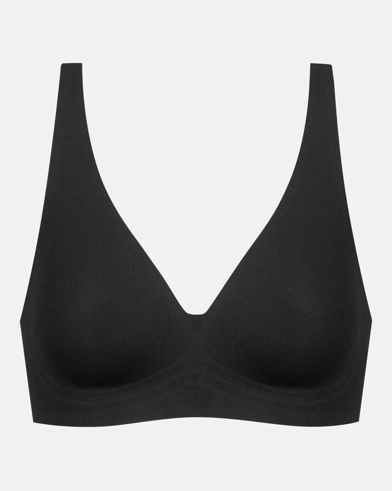 Spilefri sømløs triangel BH svart sort, simply better invisibles Mey, Frilin undertøy norge dame