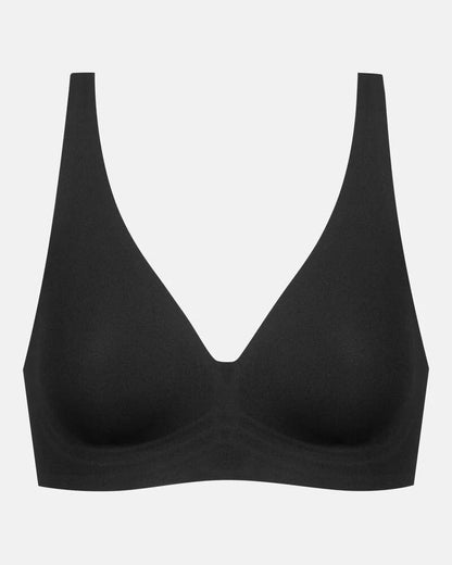 Spilefri sømløs triangel BH svart sort, simply better invisibles Mey, Frilin undertøy norge dame