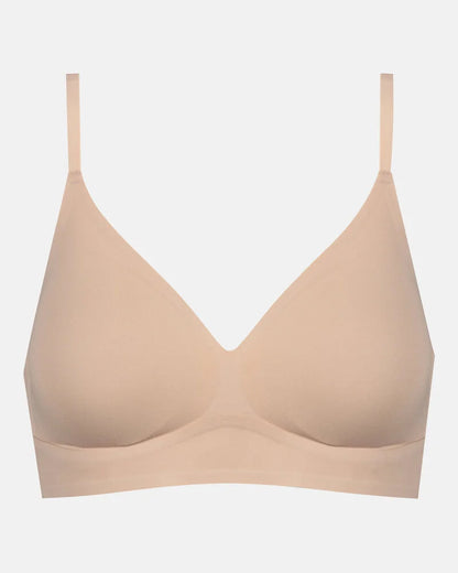 Spilefri sømløs triangel BH beige nude tan, simply better invisibles Mey, Frilin undertøy norge dame