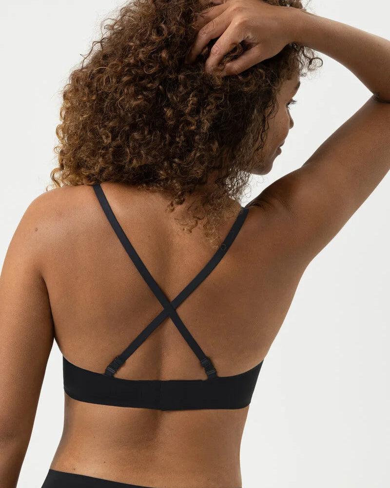 Spilefri sømløs triangel BH svart sort, simply better invisibles Mey, Frilin undertøy norge dame