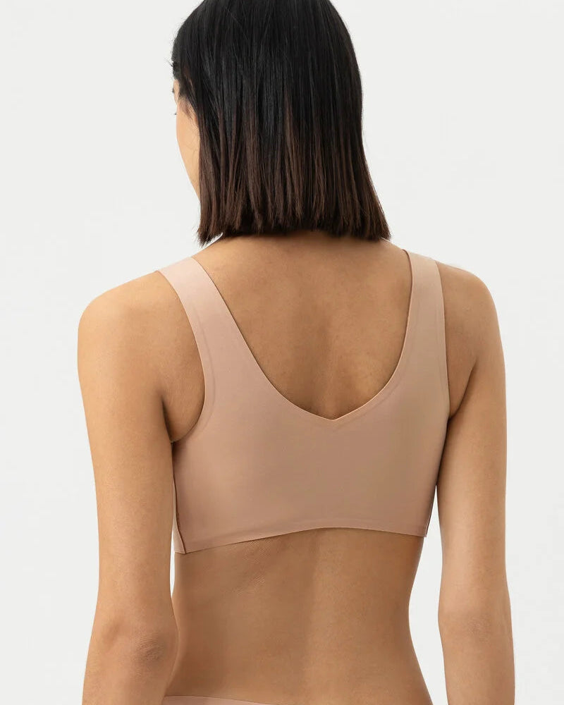 Sømløs bralette topp tan nude beige, simply better invisibles Mey, Frilin undertøy norge dame
