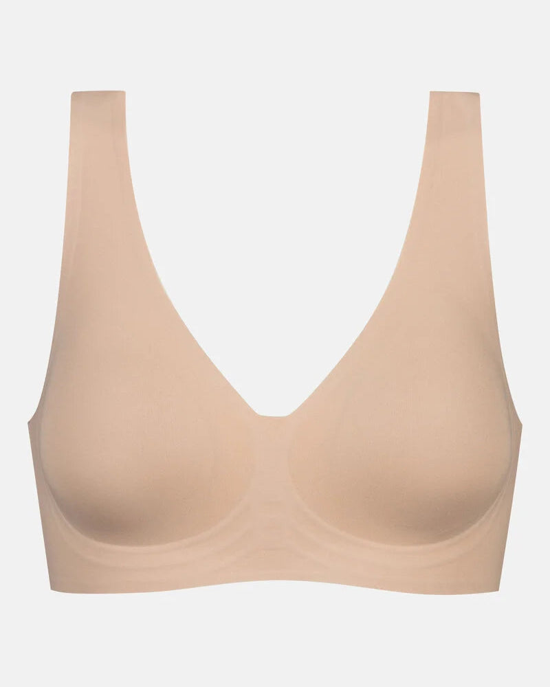Sømløs bralette topp tan nude beige, simply better invisibles Mey, Frilin undertøy norge dame