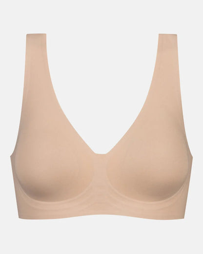 Sømløs bralette topp tan nude beige, simply better invisibles Mey, Frilin undertøy norge dame