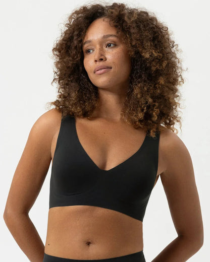 Sømløs bralette topp svart sort, simply better invisibles Mey, Frilin undertøy norge dame