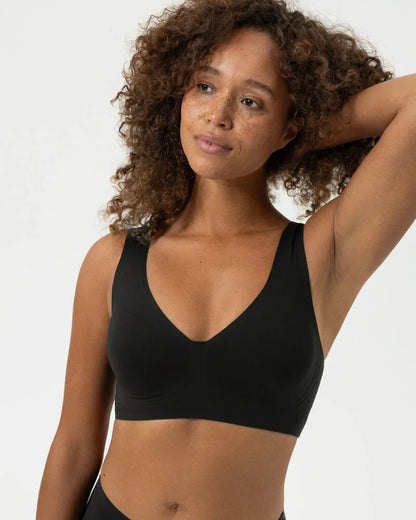 Sømløs bralette topp svart sort, simply better invisibles Mey, Frilin undertøy norge dame