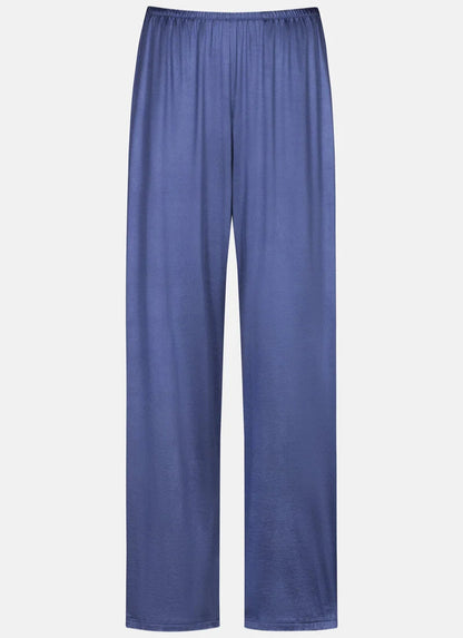 Pysjamas bukse nattbukse loungewear viskose nattøy, blå blue pure shine Mey, norge dame frilin