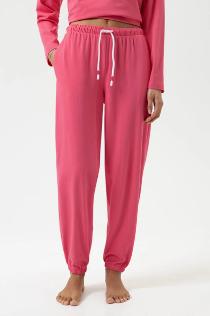 Joggebukse nattbukse pysjamas pysj Mey, hot paradise pink rosa bomull cotton, Nattøy undertøy dame norge frilin