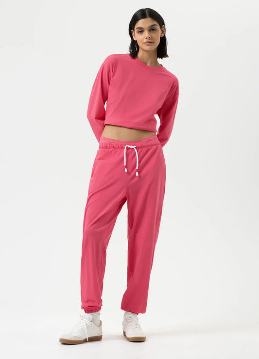 Joggebukse nattbukse pysjamas pysj Mey, hot paradise pink rosa bomull cotton, Nattøy undertøy dame norge frilin