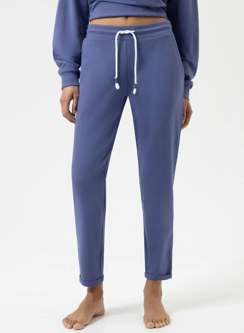 Joggebukse loungewear smal ankel Mey, rosa soft pink bomull cotton, Nattøy undertøy dame norge frilin