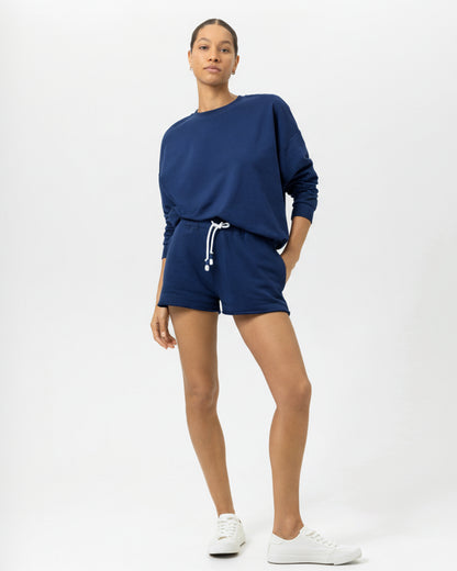 Shorts loungewear Mey mellow cotton, blå navy bomull, Nattøy undertøy dame norge frilin