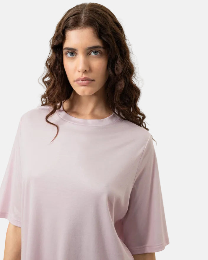 Shorts pysjamas sett t-skjorte, bomull modal Mey rosa pretty dots pink, nattøy norge dame frilin