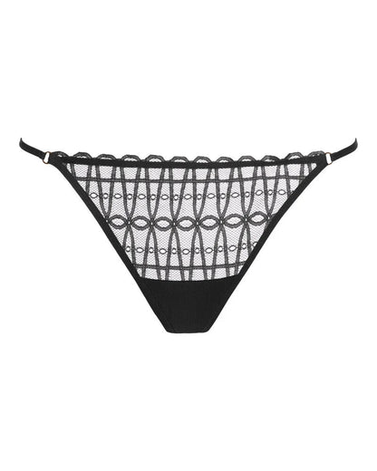 Undertøy string thong, dame norge, mey black svart