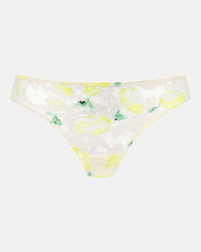 Thong string truse Mey amazing, gul blomster sunny honey, blonde undertøy frilin dame norge