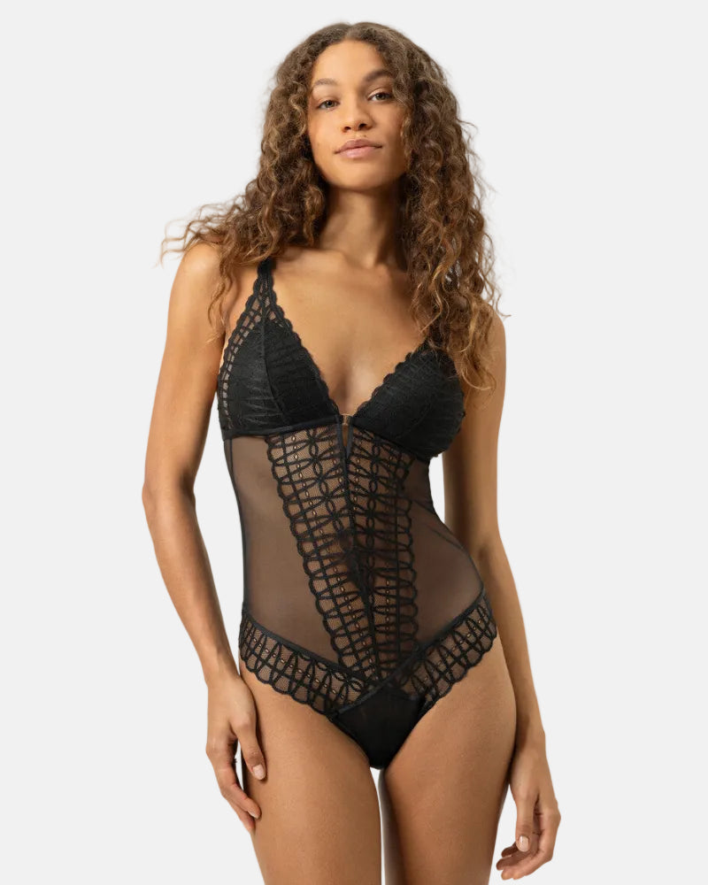 Body padding triangel svart black, mey captivating, frilin norge dame