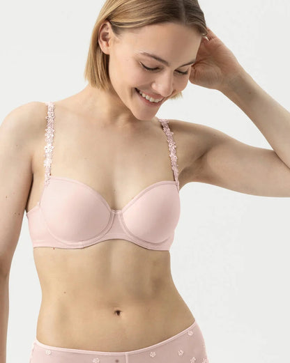 BH halv cup balconette spacer glatt rosa blossom, Pretty Joan Mey, Undertøy norge dame Frilin