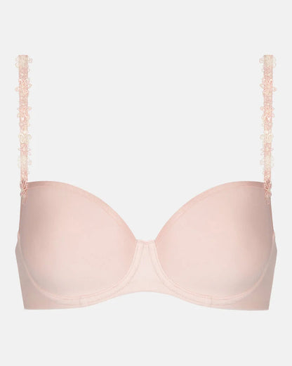 BH halv cup balconette spacer glatt rosa blossom, Pretty Joan Mey, Undertøy norge dame Frilin