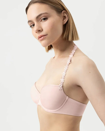 BH halv cup balconette spacer glatt rosa blossom, Pretty Joan Mey, Undertøy norge dame Frilin