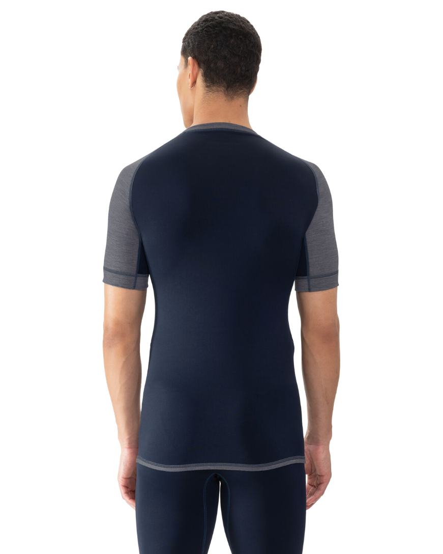 Ullundertøy herre t-skjorte trøye ull virgin wool, Prfrmnc+ Mey grå, Frilin undertøy norge menn