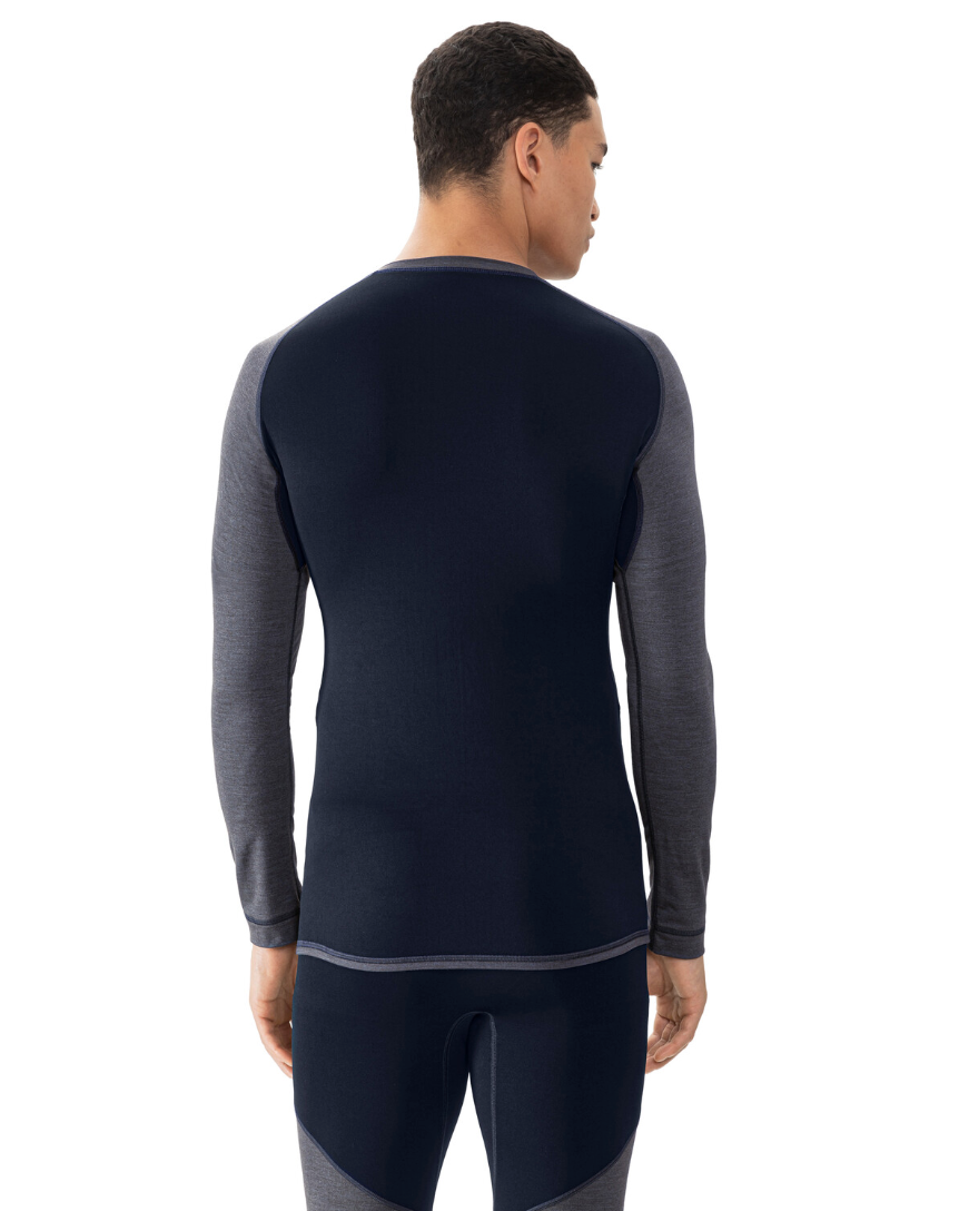 Ullundertøy herre genser trøye ull virgin wool, Prfrmnc+ Mey grå, Frilin undertøy norge menn